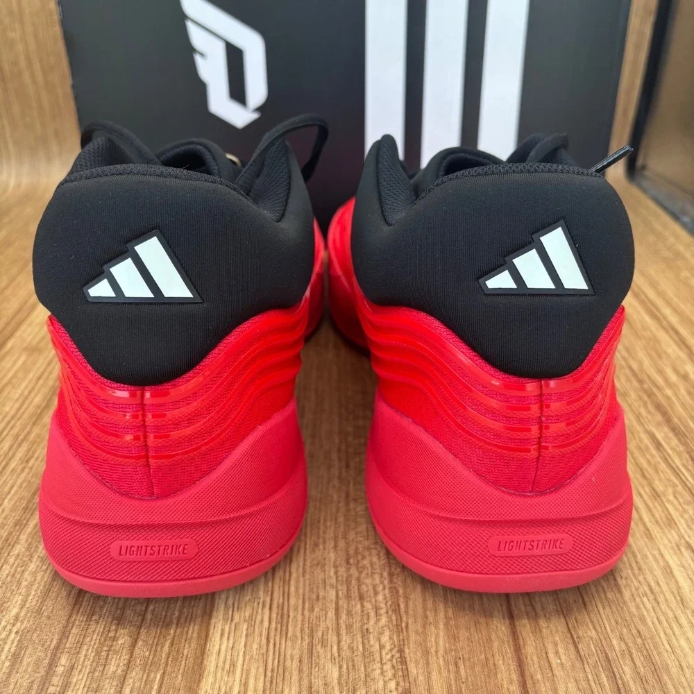 Adidas Dame 8 EXTPLY Basketball Shoes Mens 11 Red Black JP6093 Lightstrike NEW